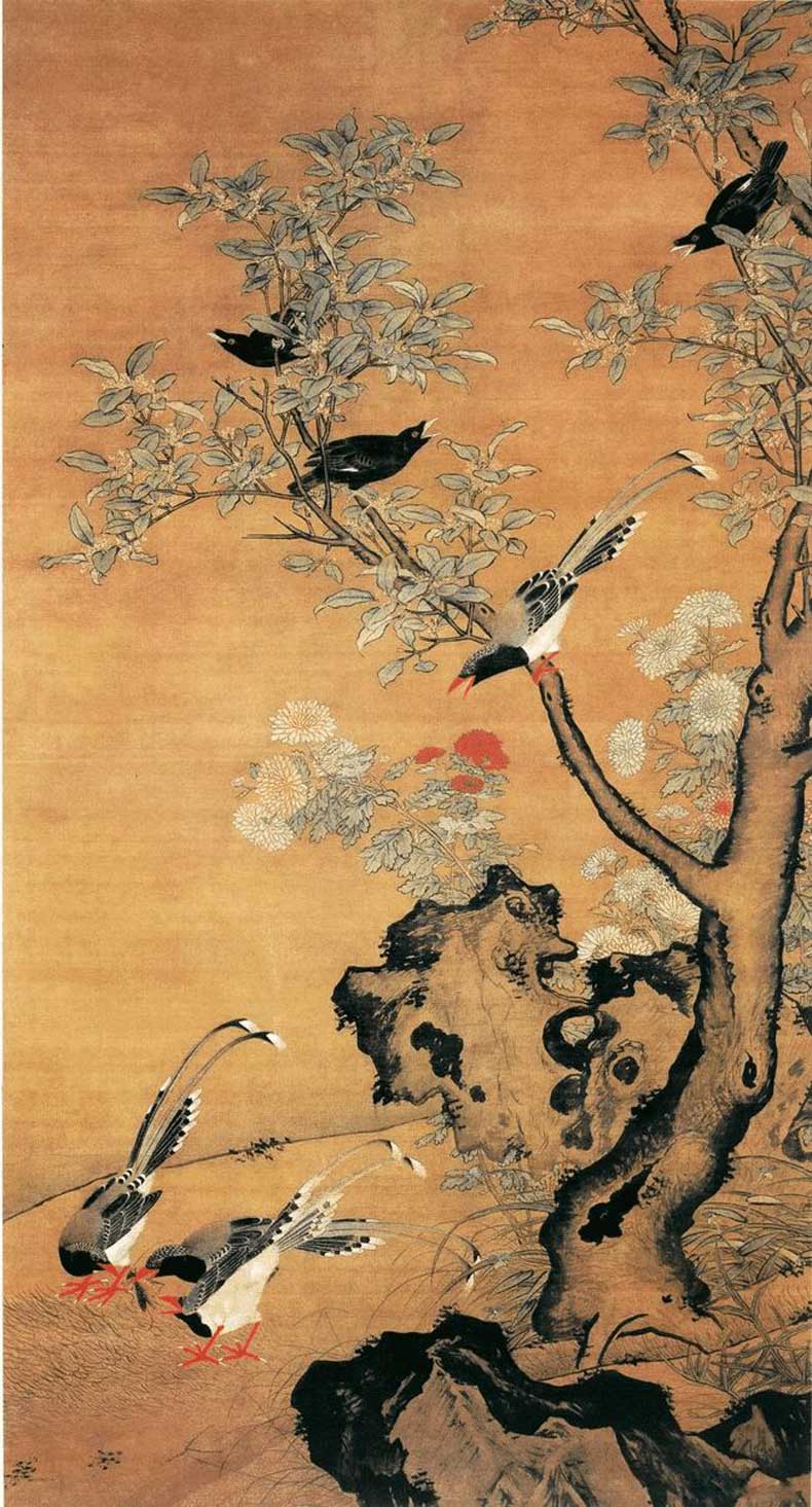 吕纪花鸟画欣赏-名人字画网