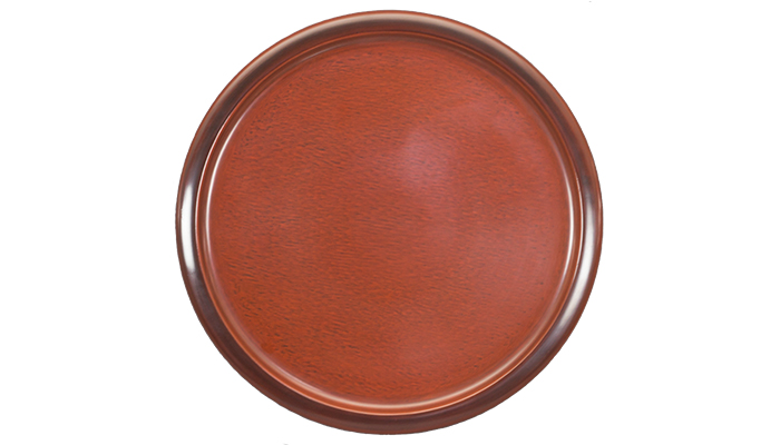 うつわの店 クラフトなかつか ｜ 取扱商品 漆器 渕広丸盆 27cm 後藤 塗