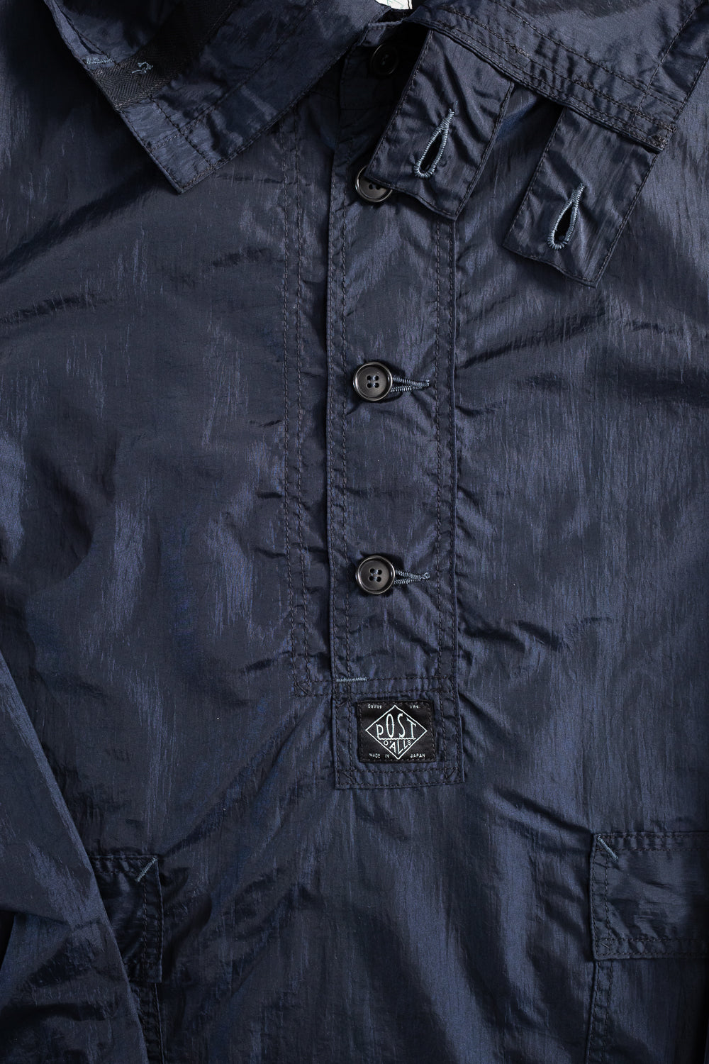 1105-CTN - NAVY Parka Crinkle Nylon Tafetta - Navy | Dant