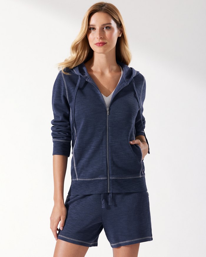 Tommy Bahama Tobago Bay Full-Zip Hoodie Ocean Deep – Dan's