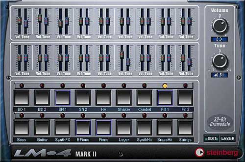 Steinberg LM-4 Mark II - STEINBERG LM-4 VST Mark II drum module