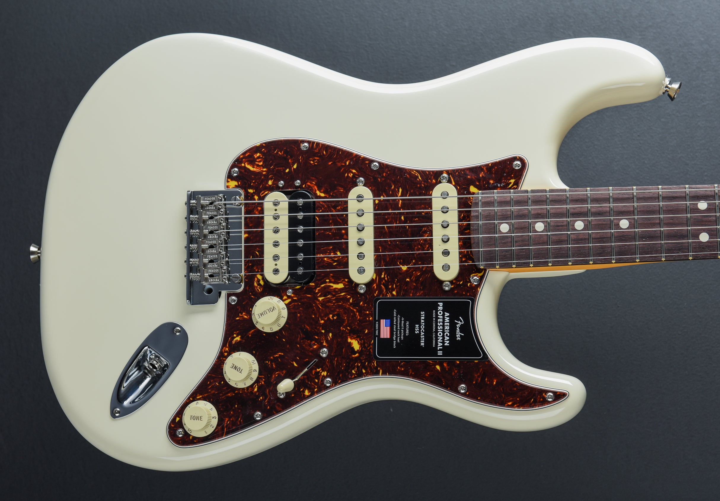 American Professional II Stratocaster HSS - Olympic White w