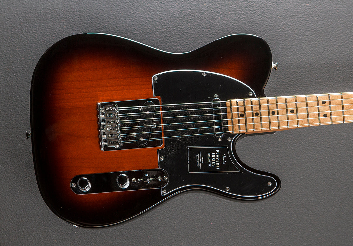 Player II Telecaster - 3 Color Sunburst w/Maple – Dave's Guitar Shop