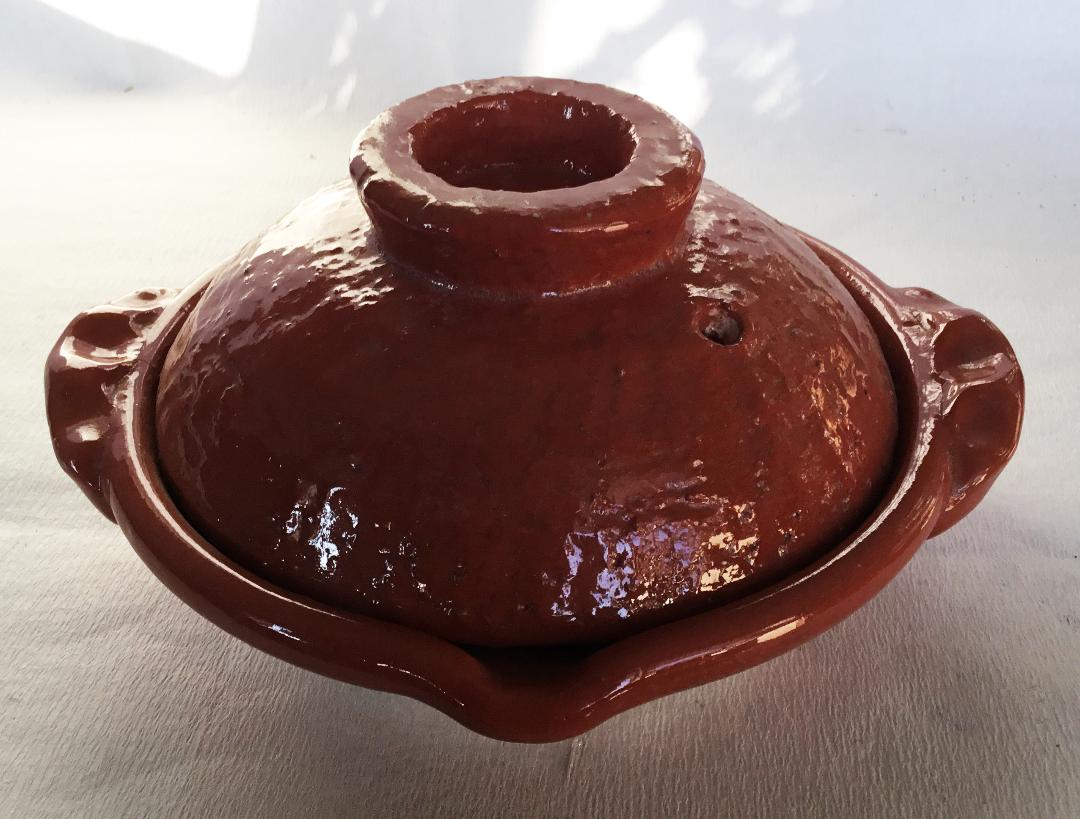 スッポン鍋 土鍋 赤楽 6寸 19cm 京焼 清水焼 すっぽん鍋