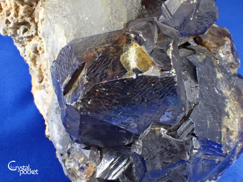 SPHALERITE QUARTZ 閃亜鉛鉱（べっこう亜鉛） 水晶 尾去沢鉱山