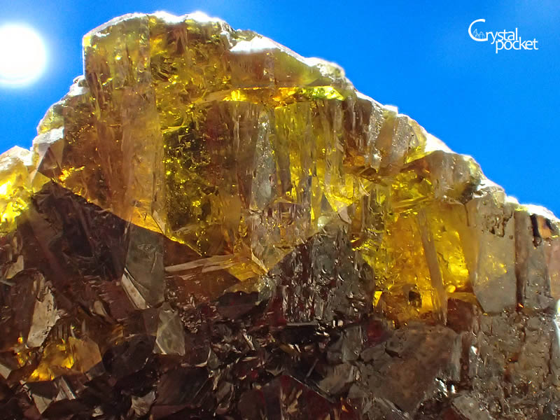 SPHALERITE スファレライト 閃亜鉛鉱（べっこう亜鉛） 尾去沢鉱山