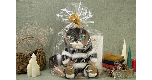 クリスマスオリジナルラッピング商品】 100万回生きたねこセット｜絵本