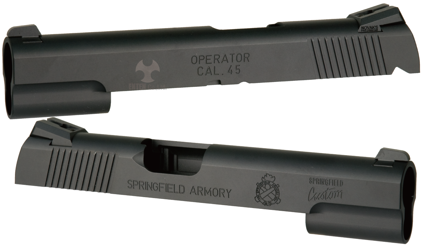 Enigma-東京マルイMEU用SFA FBI HRTタイプアルミスライド -BK