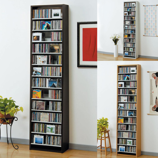 幅48.5cm CD540枚収納 CDコレクター仕様 CDラック CDラック CD 収納