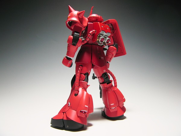 EVOLVE WORKS MG 1/100 シャア専用ザクII Ver.2.0 モノアイLED発光 PG