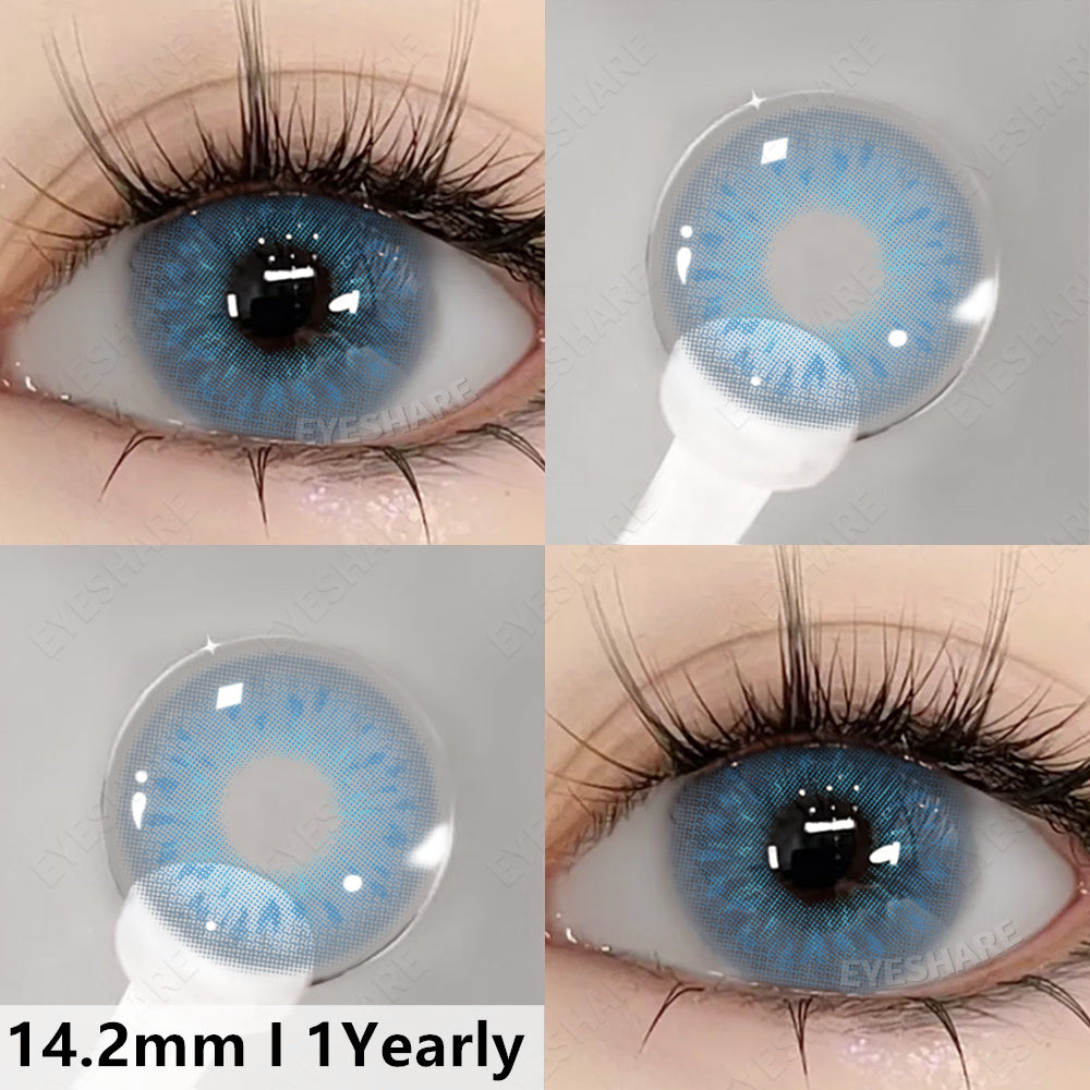 Myakhie Blue 14.2mm 1 Pair | 1 Year – eyeshare official contact lenses