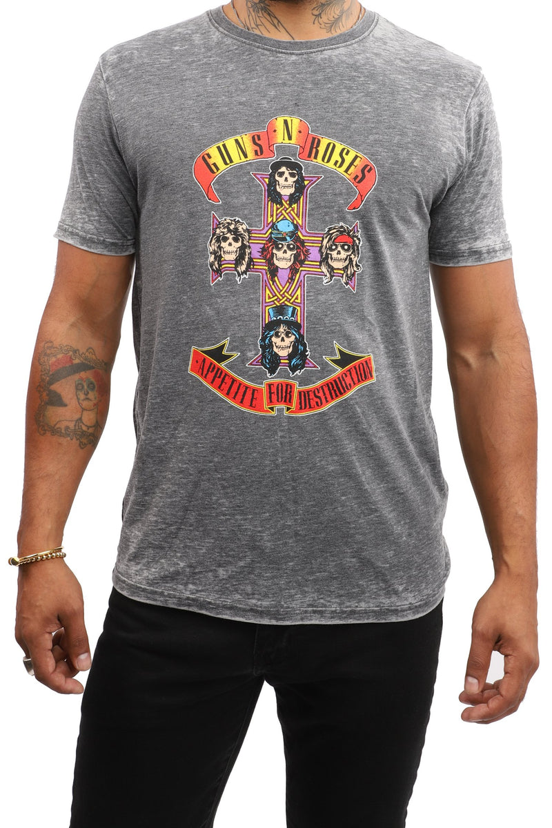 Guns 'N' Roses T-Shirt - Appetite for Destruction - Grey – Eye