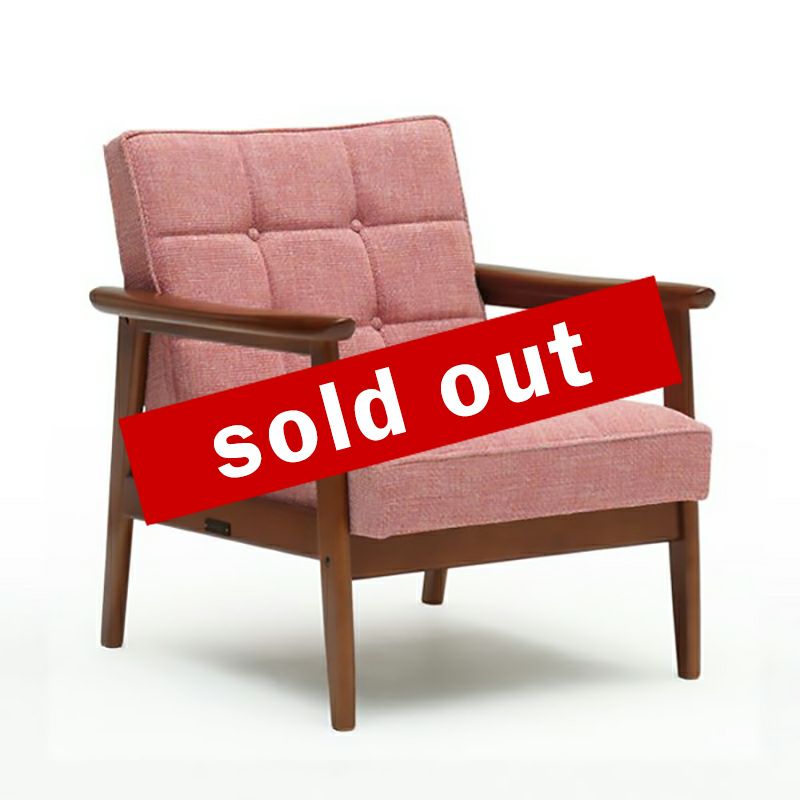 ○フェア認可店限定 カリモク60 Kチェア1シーター ブルーノピンク