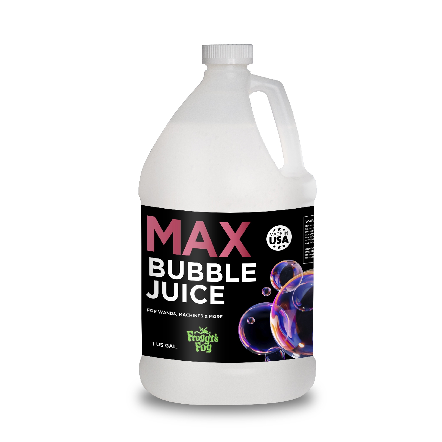 MAX Bubble Fluid - 10x the Bubbles from Ordinary Machines