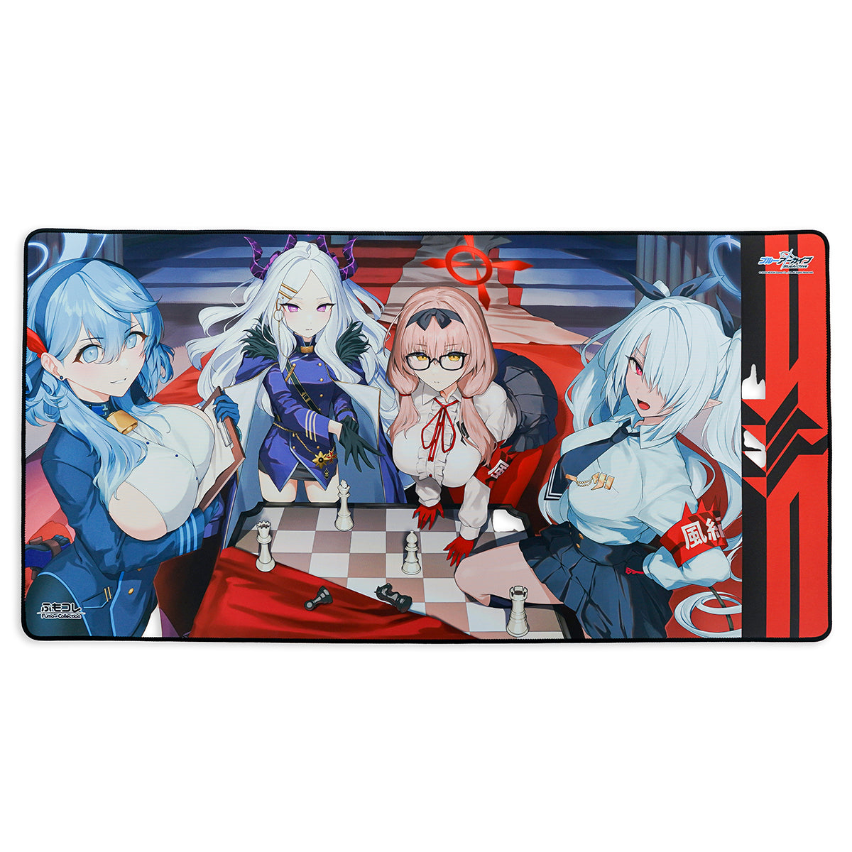 ふもコレ×ブルーアーカイブ ゲーミングマウスパッド 風紀委員会 2XL