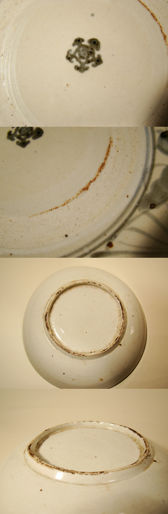 古童 - くらわんか手 草花文皿 | 古美術品専門サイト fufufufu.com