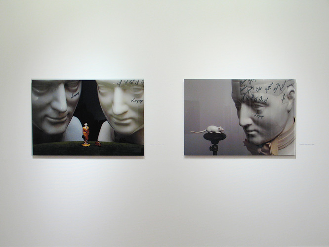 大月雄二郎「La route de France」1995年 油彩画 額装済