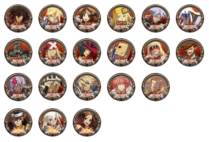 GUILTY GEAR Xrd 缶バッジ ランダム3個入りガチャ（全20種） | GUILTY