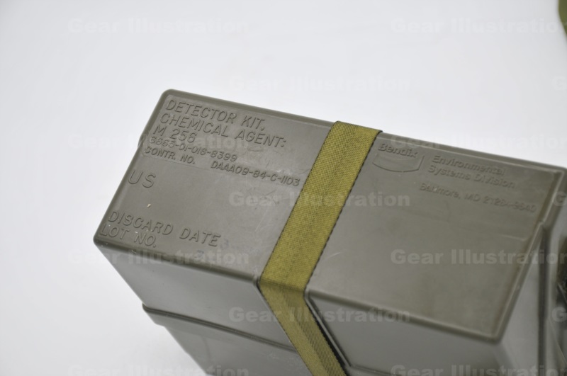 M256 and M256A1 Chemical Agent Detector Kit – Gear Illustration