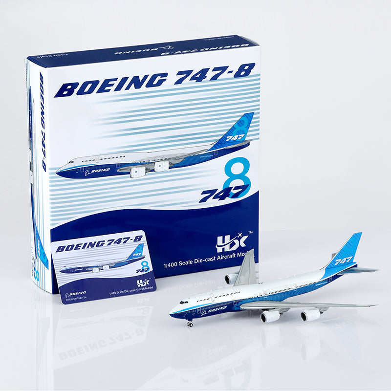 HX Models 1/400 Boeing Company B747-8 Blue 