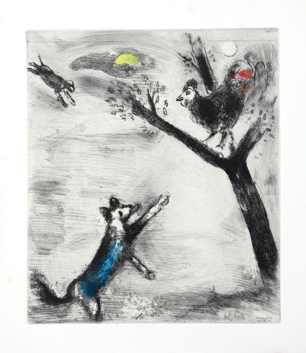 Marc Chagall The Cock and the Fox – Goldmark