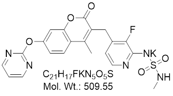 Avutometinib potassium [CAS: 946128-90-1] Glixxlabs.com High