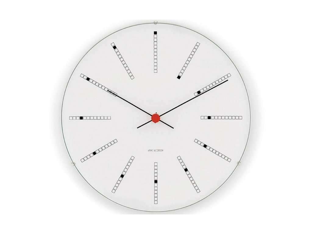 Arne Jacobsen Bankers Wall Clock White | アルネヤコブセン