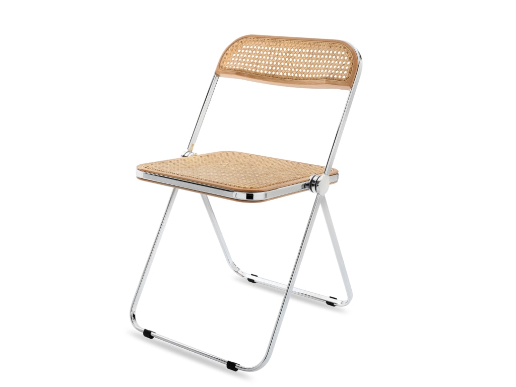 Plia Chair Rattan プリアチェアラタンフレーム by Giancarlo Piretti