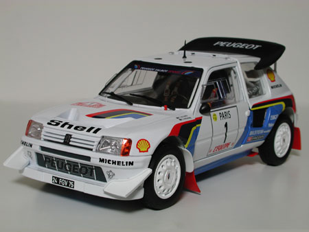 ソリド プジョー205ターボ16 ラリー 1986