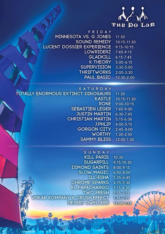 Coachella 2014 Set Times - Grimy Goods - A Los Angeles music