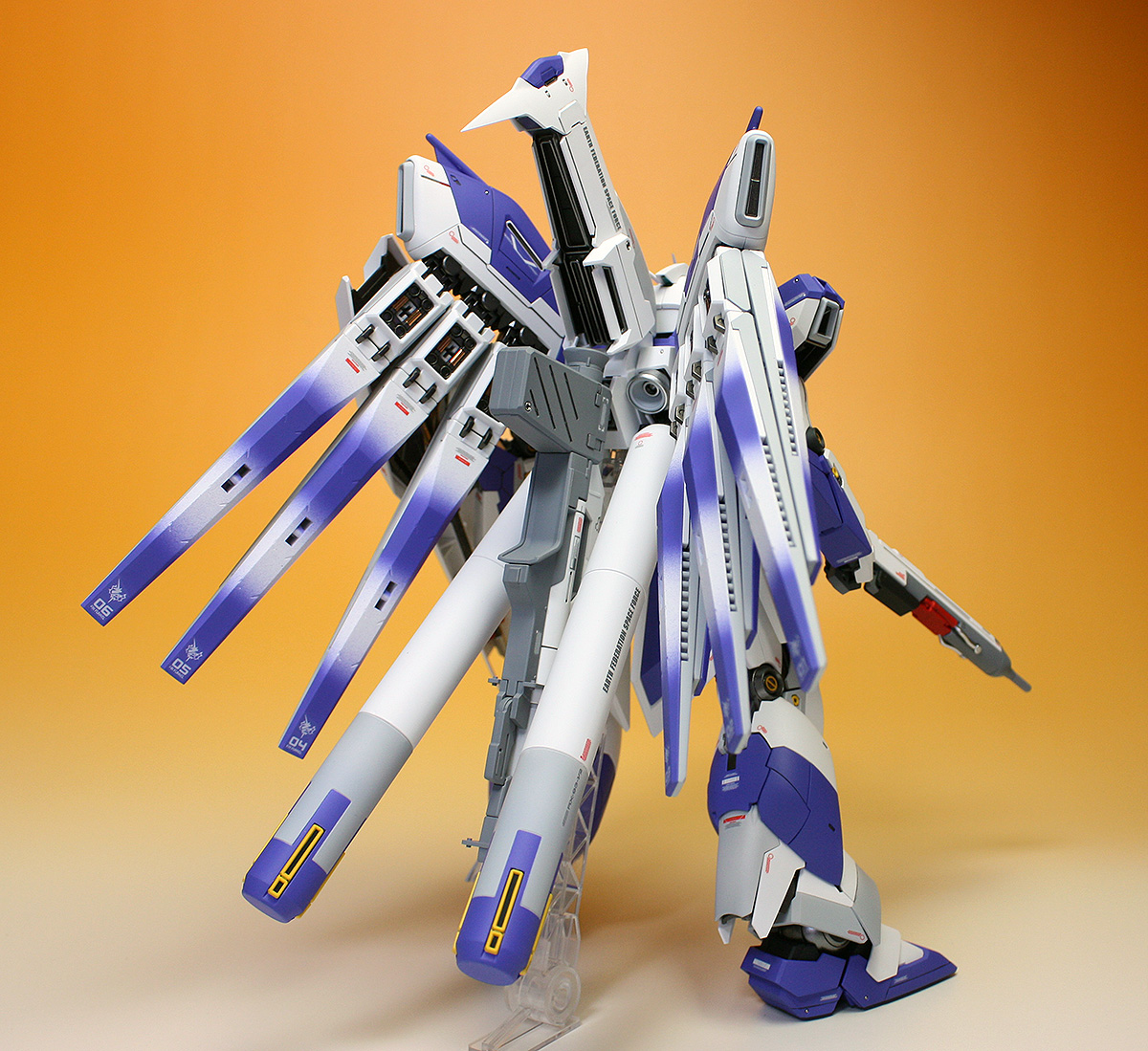 MG 1/100 RX-93-ν2 / Hi-ν GUNDAM H.W.S. Ver.Ka: Painted Build. Full