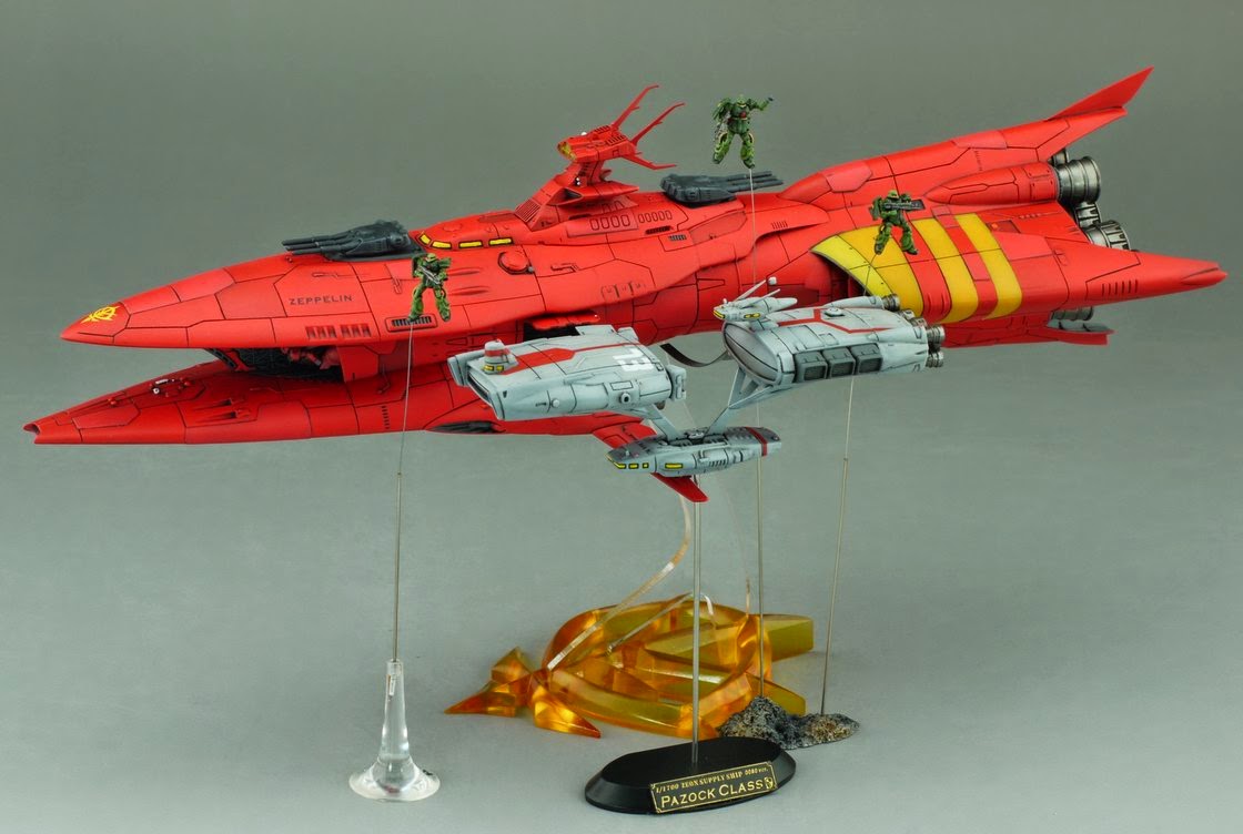 1/1700 Fleetmo Scratchbuild Series: UC.0080 Zeon Fleet
