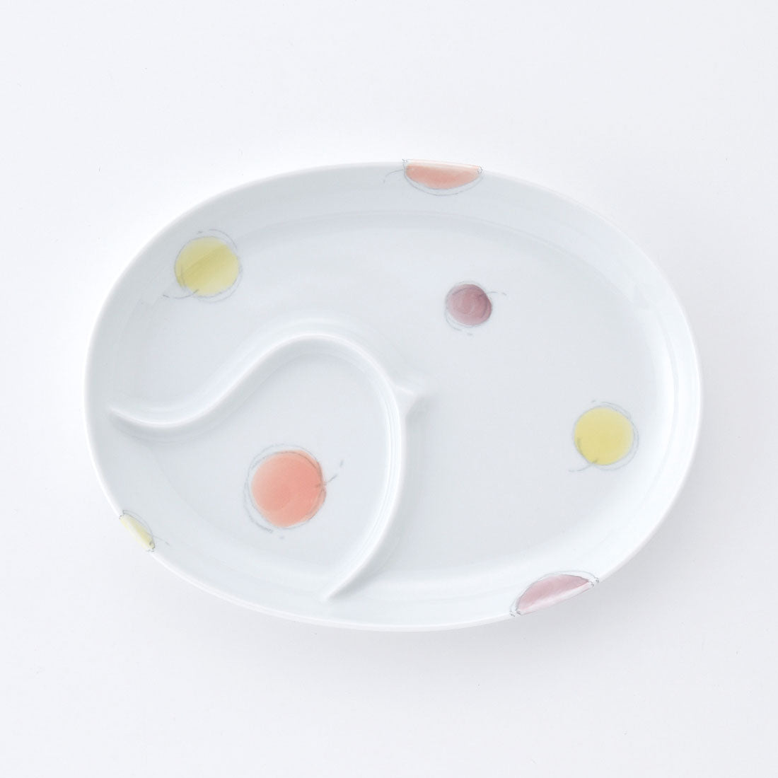 PiPi ランチプレート ふわりオレンジ | 白山陶器直営オンラインストア