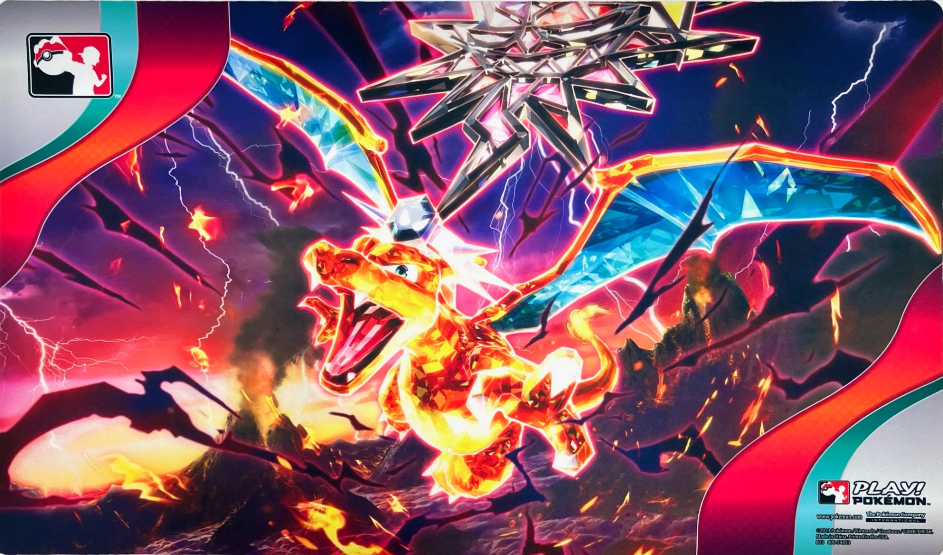 プレイマット 海外 悪テラスタルリザードン – 晴れる屋2