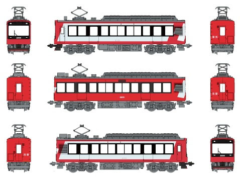 箱根登山鉄道2000形 “グレッシャー・エクスプレス塗装 2017” | 株式