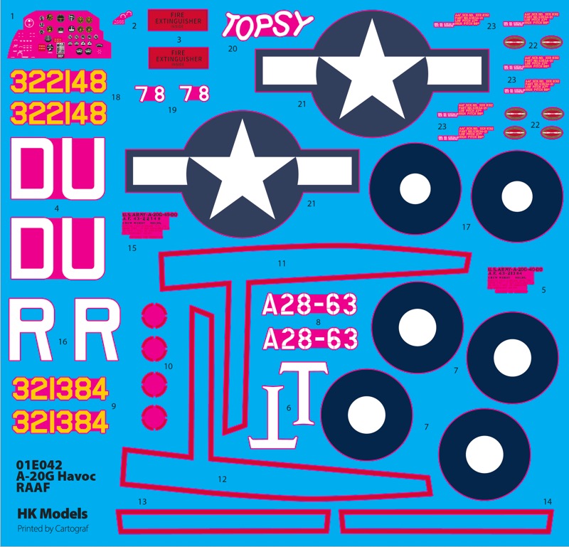A-20G ハボック RAAF（マスターバージョン） | 株式会社 ハセガワ
