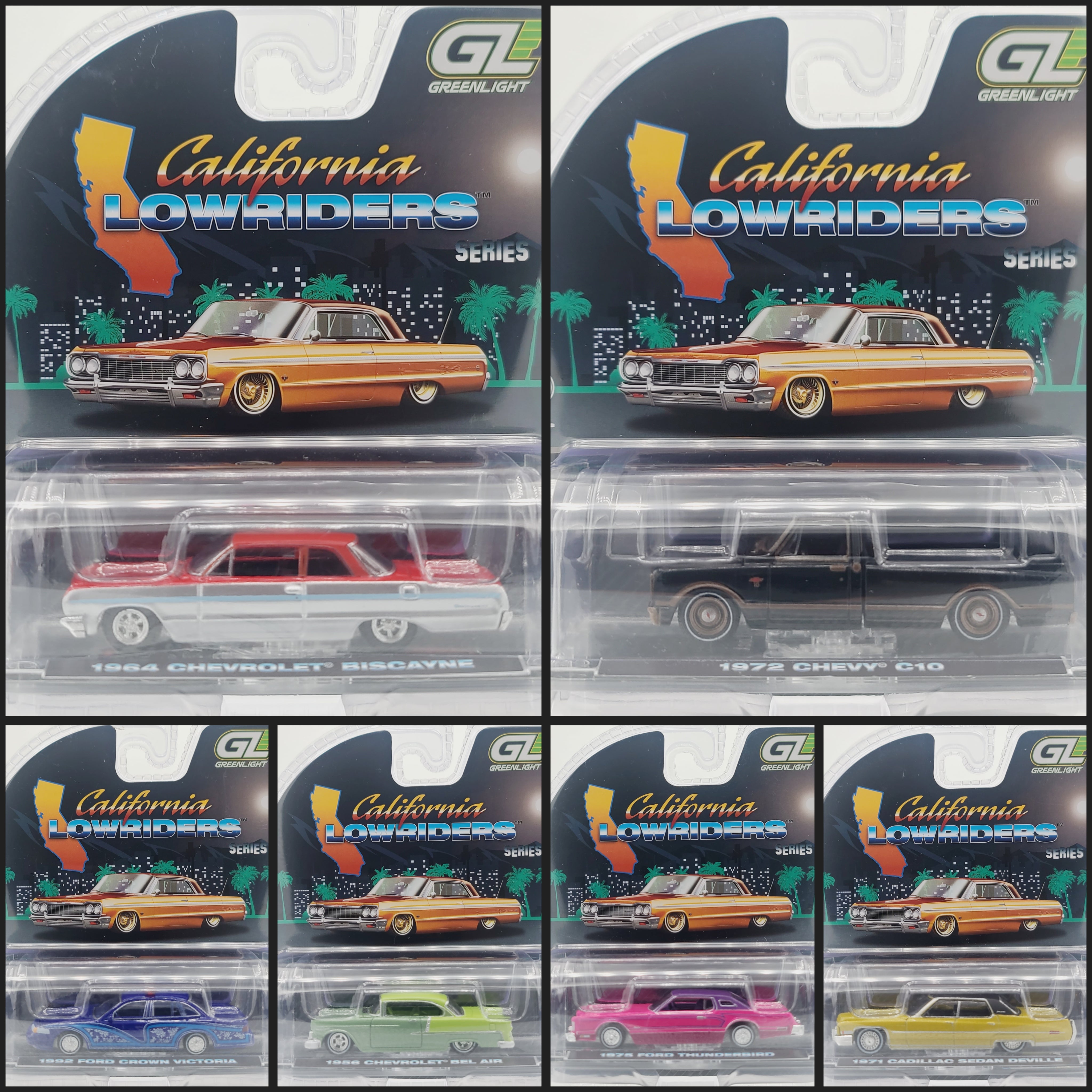 GreenLight - 2026 California Lowriders Series 7 - Complete Set of 6 -