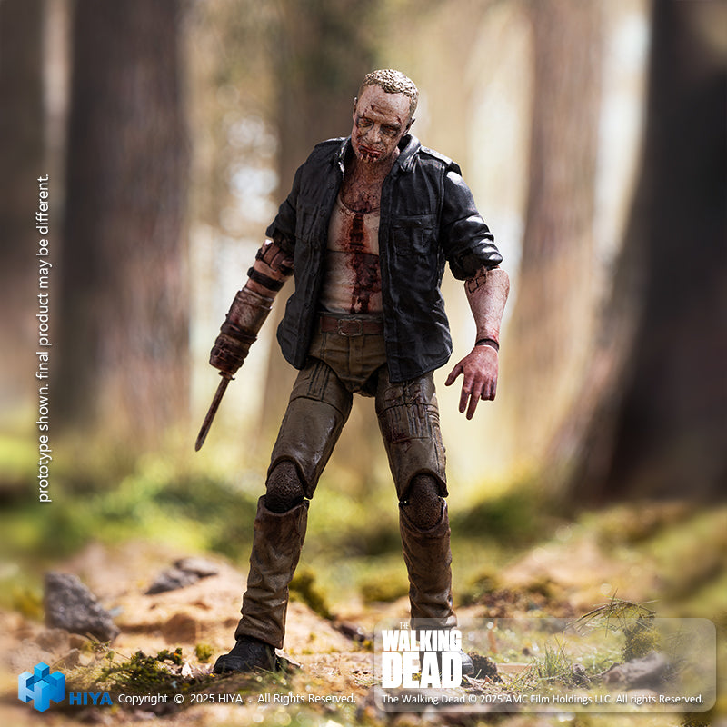 HIYA Exquisite Mini Series 1/18 Scale 4 Inch The Walking Dead Merle Wa