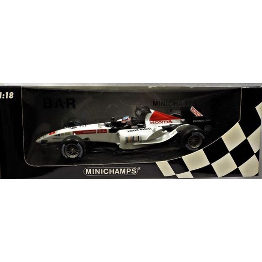 30%OFF【ミニチャンプス】1/18 B.A.R ホンダ 007 #4 佐藤琢磨 2005