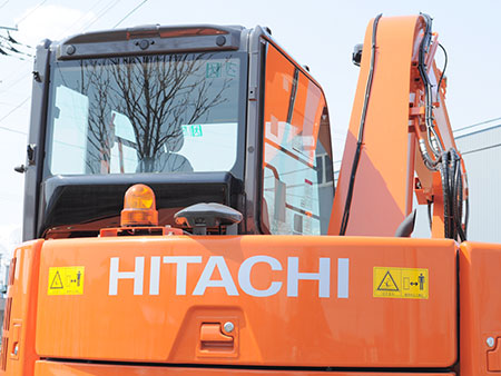 建設機械リース バックホー ZX75US-3