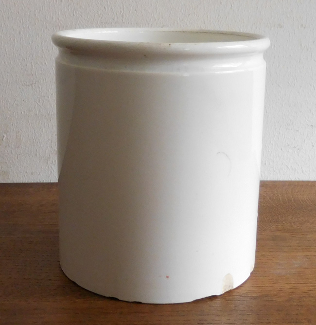 フランスアンティーク陶器ポット(K-ce169)<Font Color=