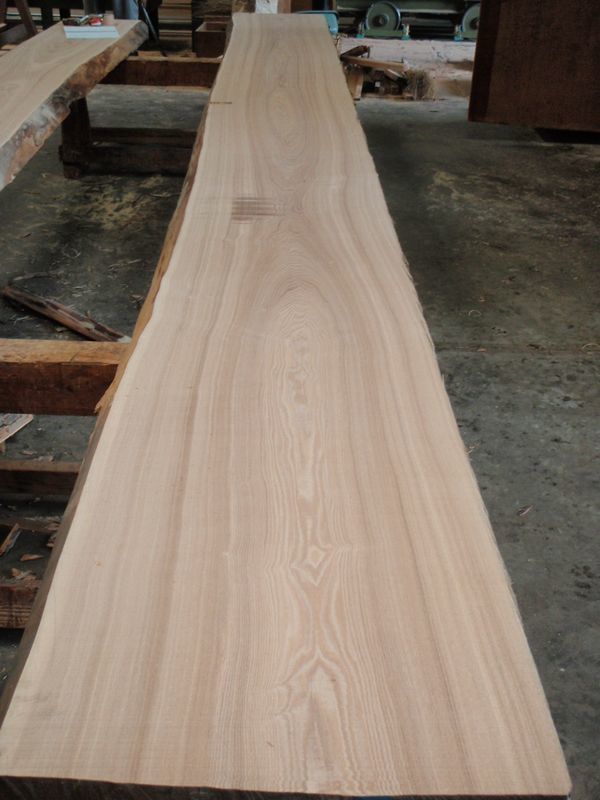 タモ 一枚板 カウンター