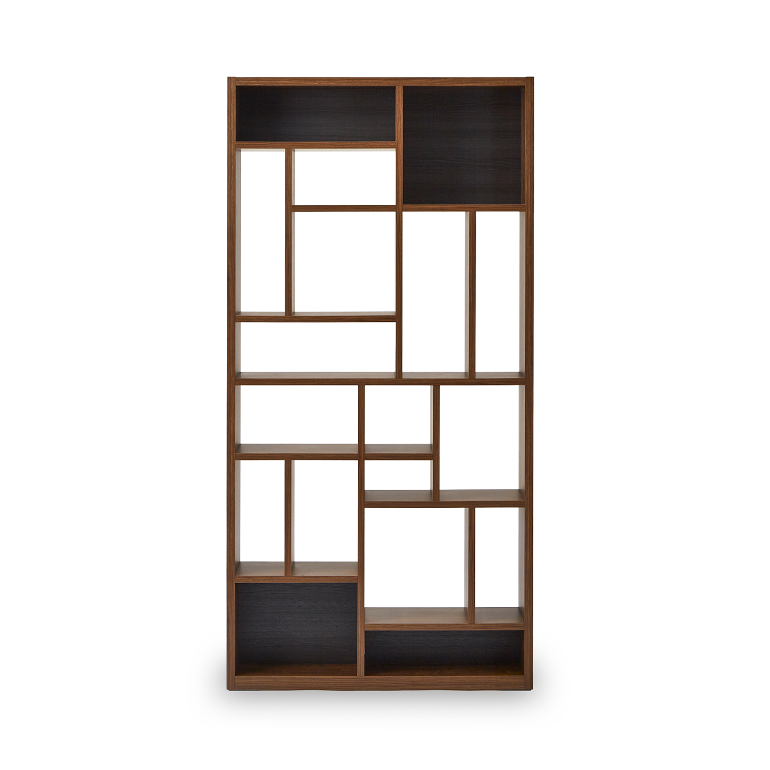 ブックシェルフ「ローナ」幅90cm WN ウォールナット色 | 【公式】大塚