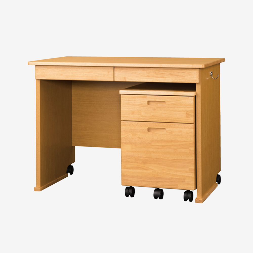 小島工芸 学習デスク「ラークアップ」ワゴン付き ライト色 | 【公式