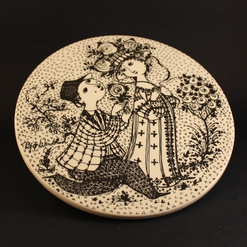 Nymolle/ニュモール Wiinblad/ウィンブラッドのイラスト壁掛け（6月