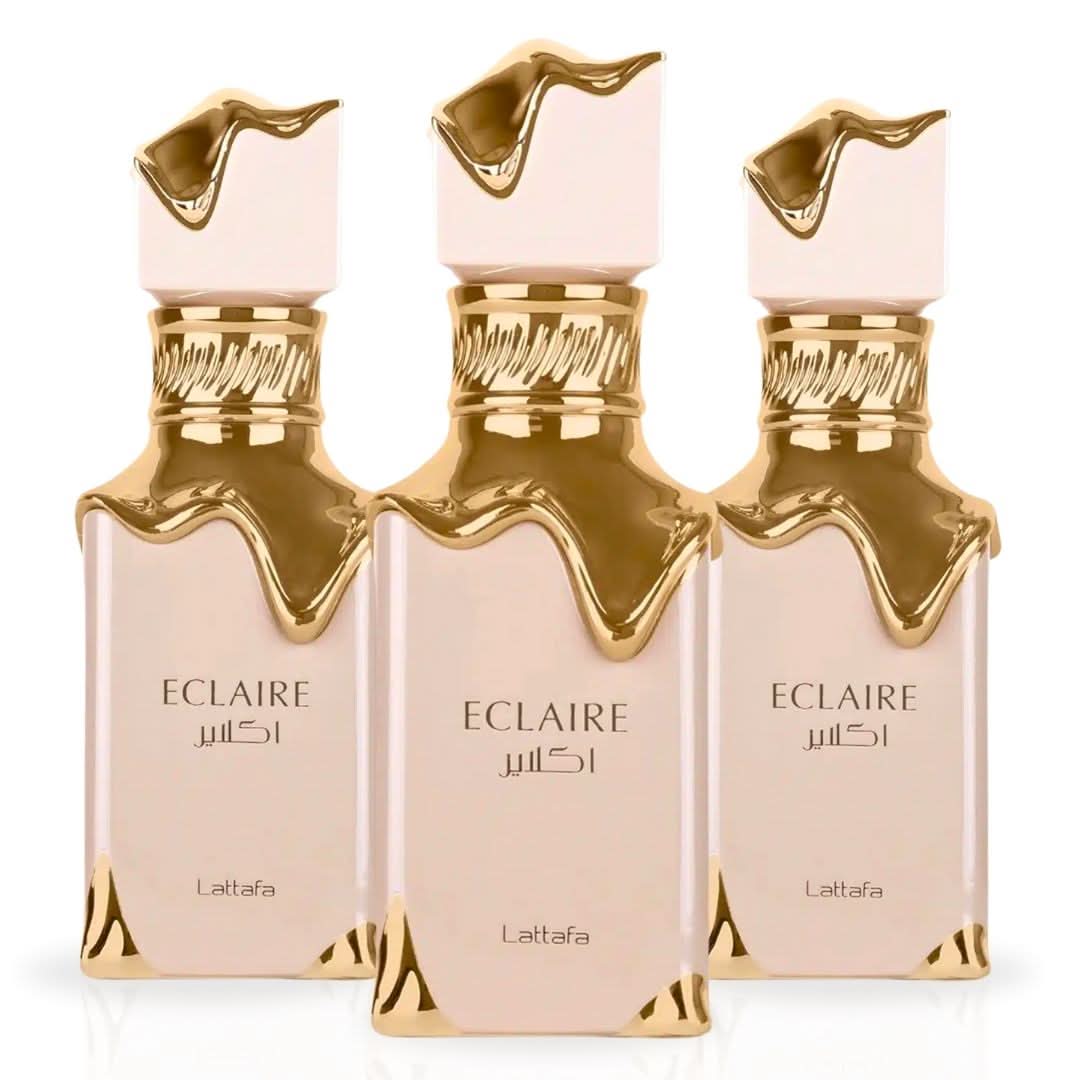 Eclaire Eau de Parfum Spray 100ml (3.4 oz) by Lattafa (Pack of 3