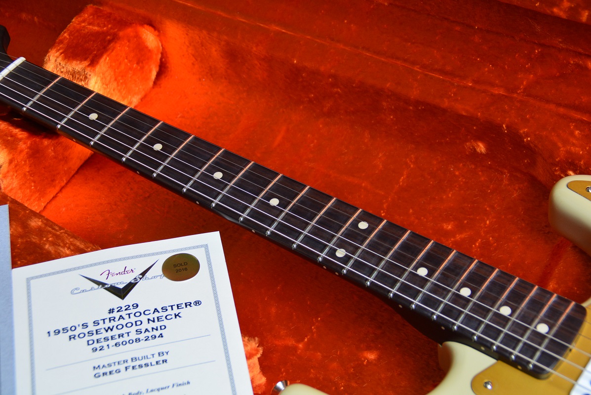 ローズネックストラト!!“Fender Custom Shop選定会”より、当店選任