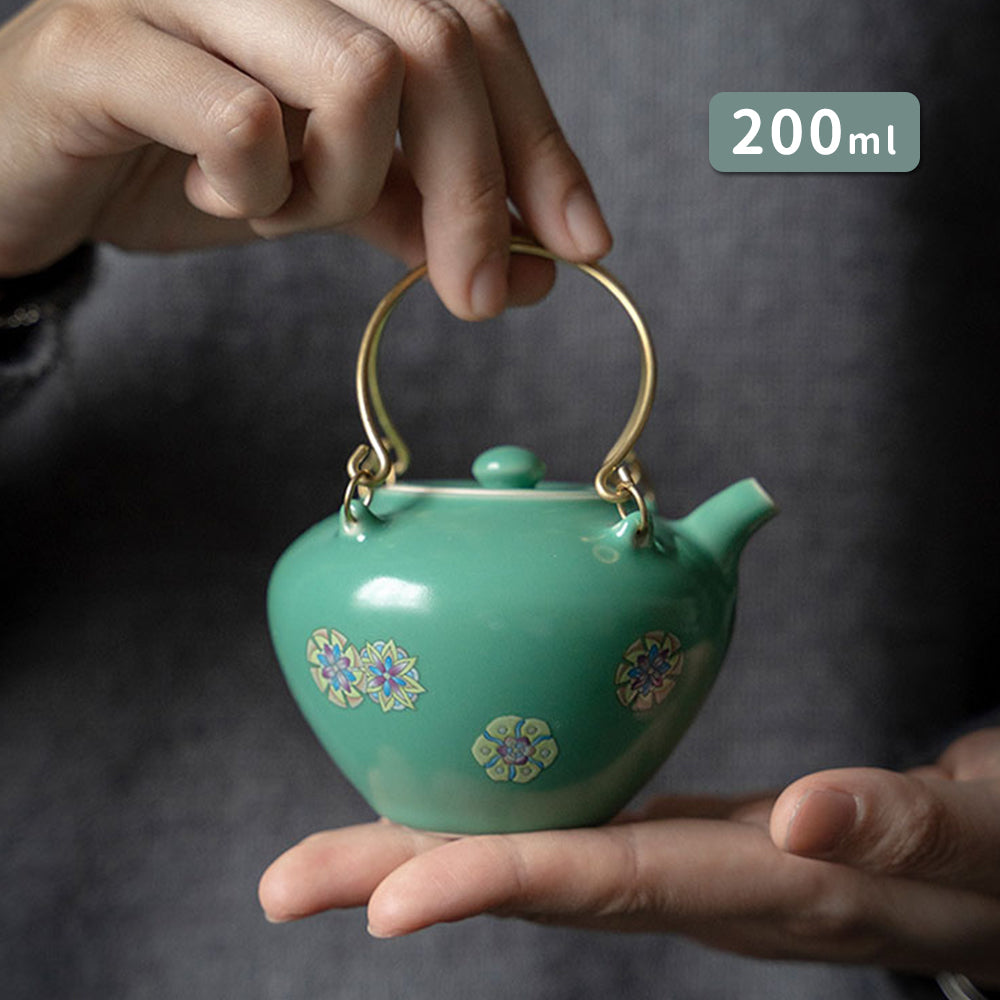 IwaiLoft 小さいなティーポット 急須 手作り お茶ポット 中国茶 台湾茶