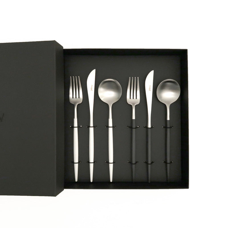 クチポール カトラリー GOA ディナー6本 ギフトセット ホワイト