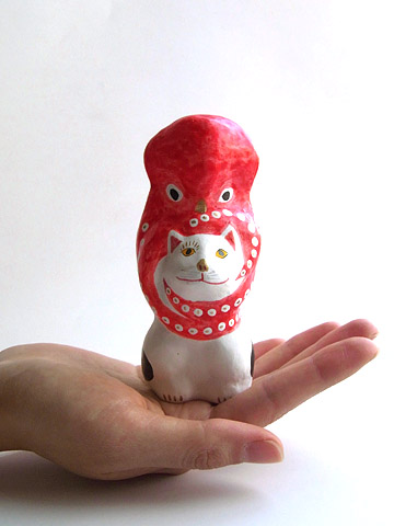 山形県米沢市の相良人形猫に蛸｜ジェットリンクの民芸